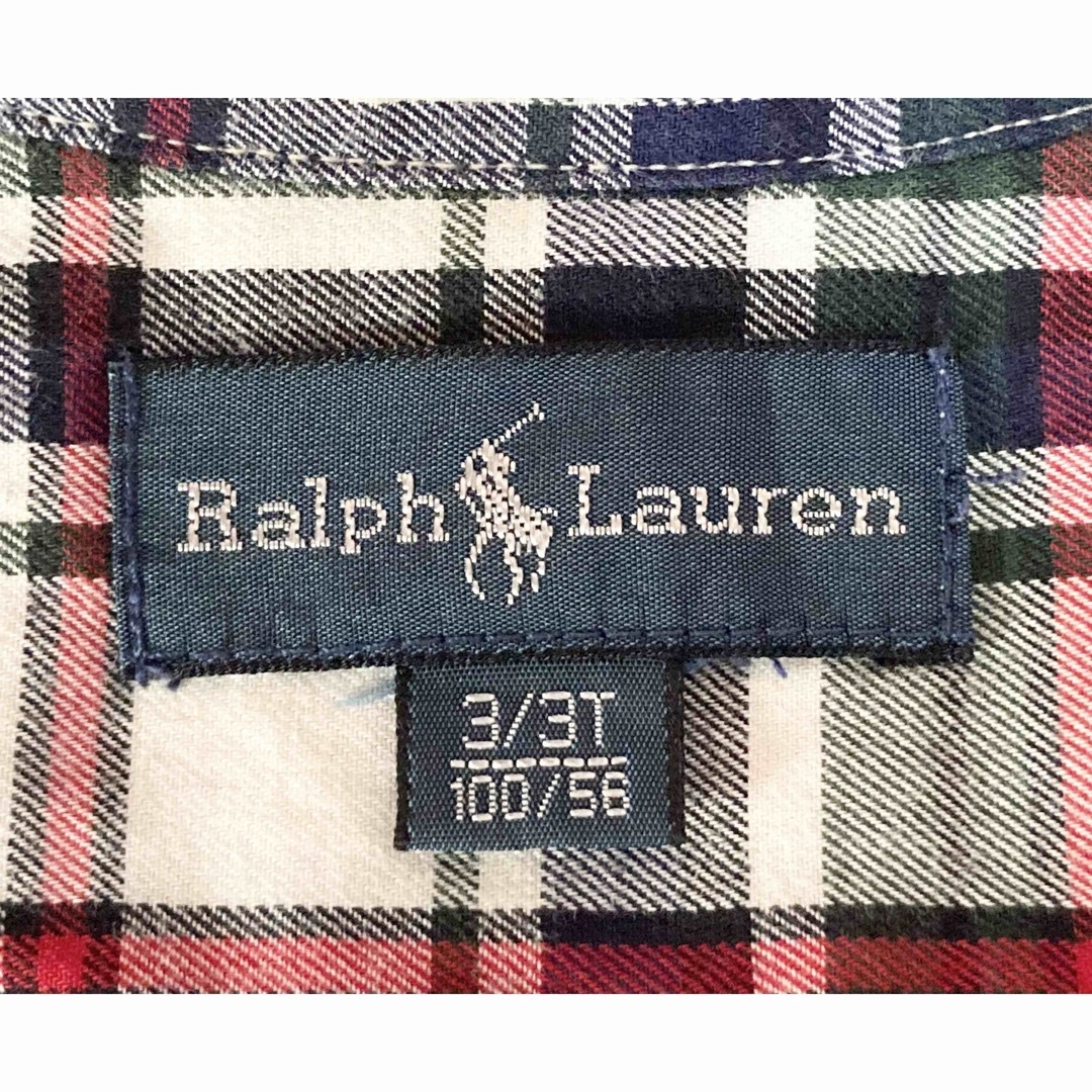 Ralph Lauren(ラルフローレン)のラルフローレン　シャツ　長袖　サイズ100    男の子　綿100% おまけ付き キッズ/ベビー/マタニティのキッズ服男の子用(90cm~)(その他)の商品写真