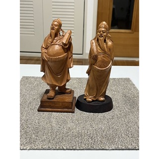 中国美術 彫刻 木彫り人形 オブジェ 彫刻細工｜木工 置物 木工工芸品 古美術 (彫刻/オブジェ)