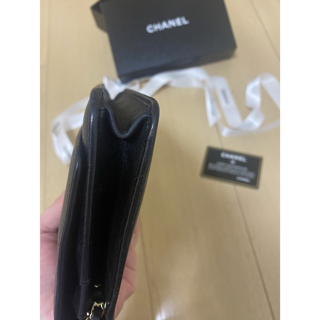 CHANEL(シャネル)のシャネル　チェーンウォレット　ブラック レディースのバッグ(ショルダーバッグ)の商品写真