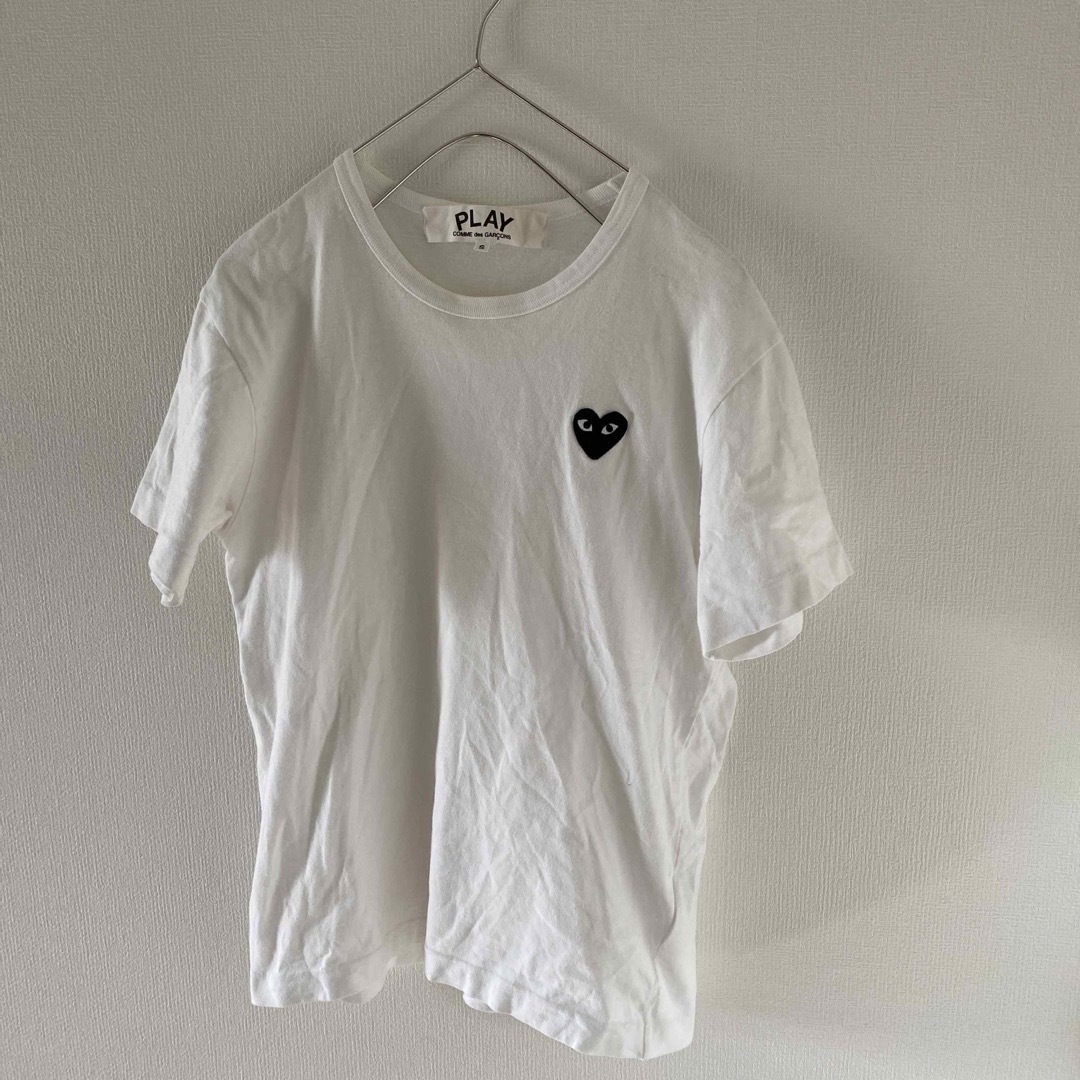 COMME des GARCONS(コムデギャルソン)のCOMMEdesGARCONSコムデギャルソンtシャツシングルステッチホワイトs メンズのトップス(Tシャツ/カットソー(半袖/袖なし))の商品写真