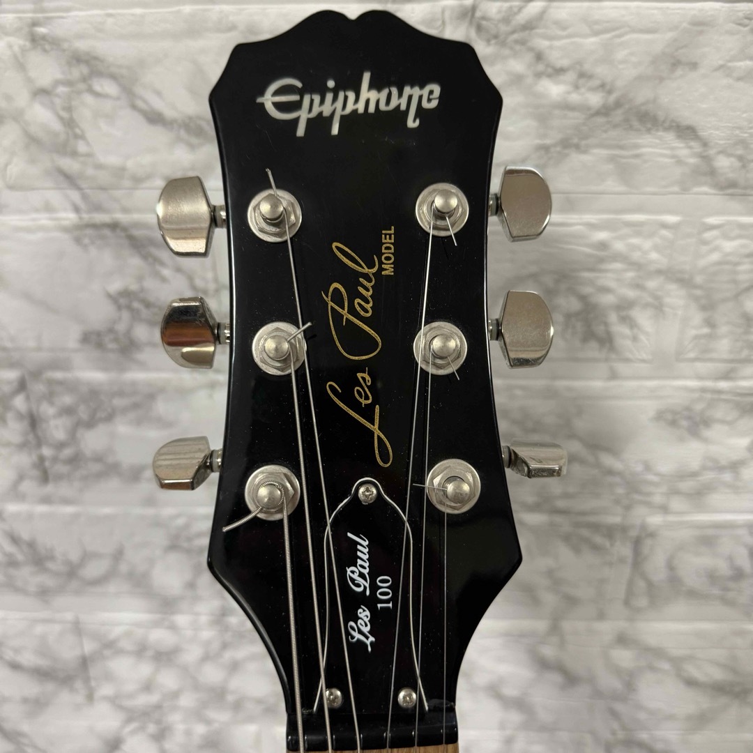 Epiphone(エピフォン)の美品 Epiphone エピフォン Les Paul レスポール 100 初心者 楽器のギター(エレキギター)の商品写真