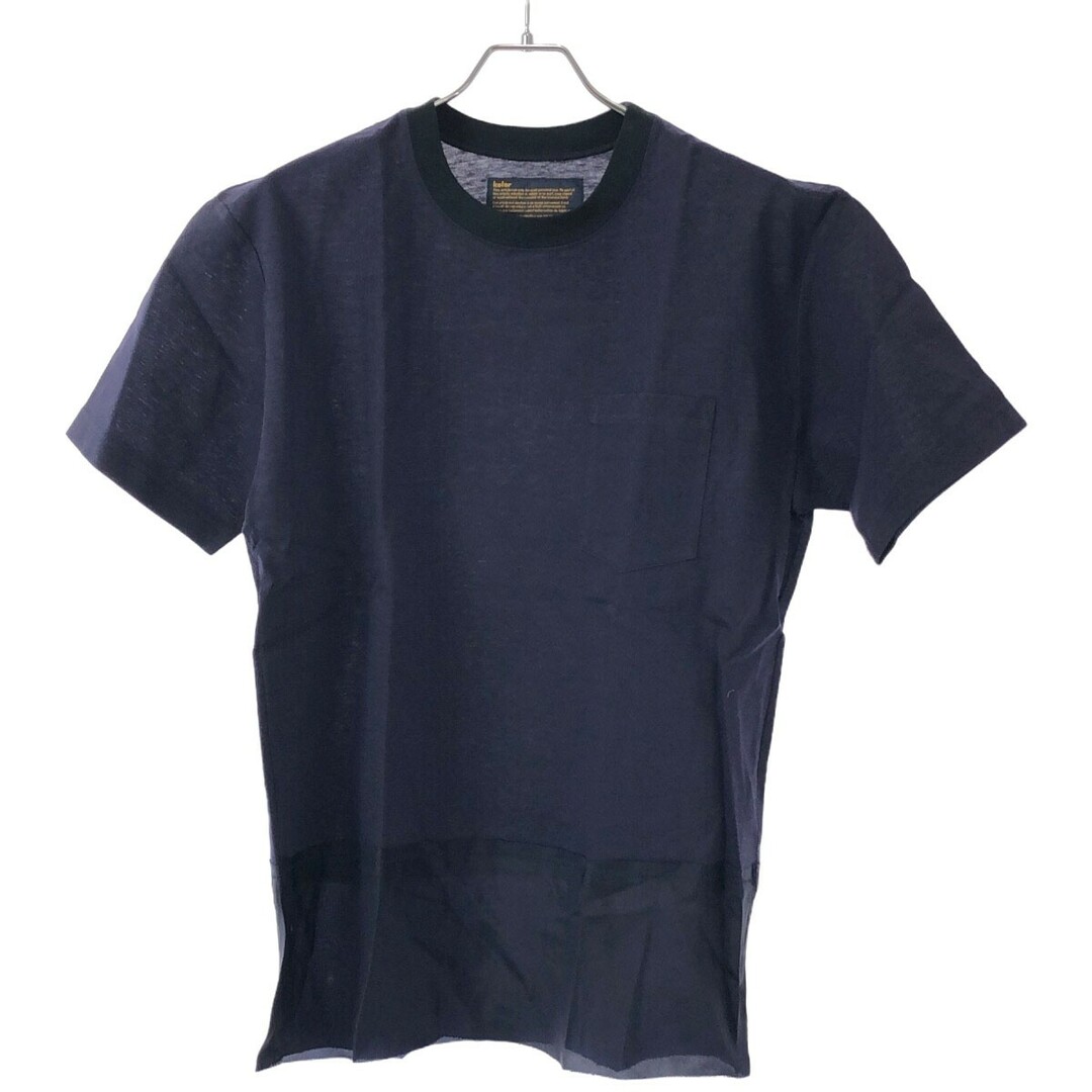 kolor(カラー)のkolor カラー 15SS キュプラ切り替えTシャツ 15SCM-T27202S ネイビー系 1 メンズのトップス(Tシャツ/カットソー(半袖/袖なし))の商品写真