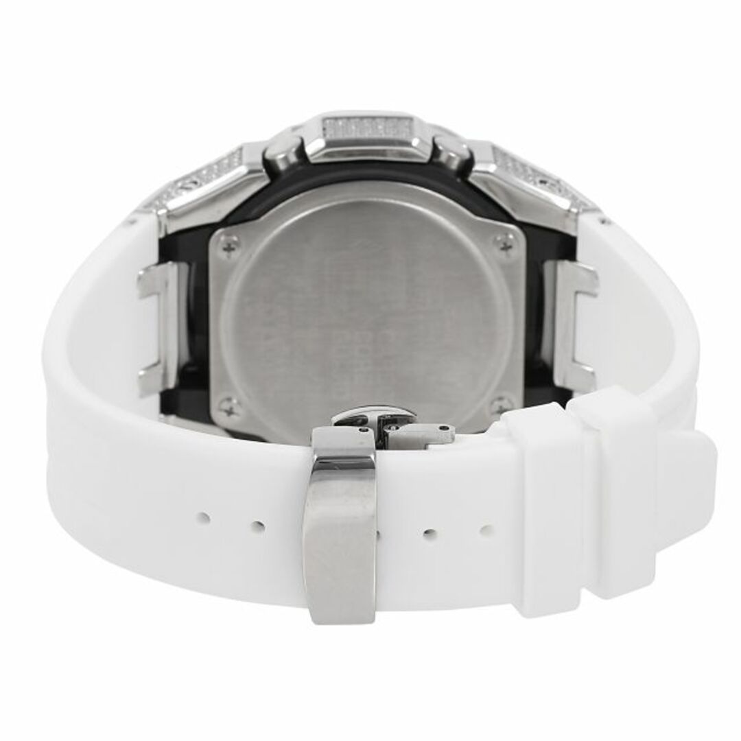 G-SHOCK(ジーショック)のG-SHOCK GA2100GB CASIOAK ゴールドダイアル メタル カスタム フルカスタム カシオーク CZダイヤ（キュービックジルコニア）シルバー ステンレス製 ホワイトラバーバンド メンズの時計(腕時計(アナログ))の商品写真