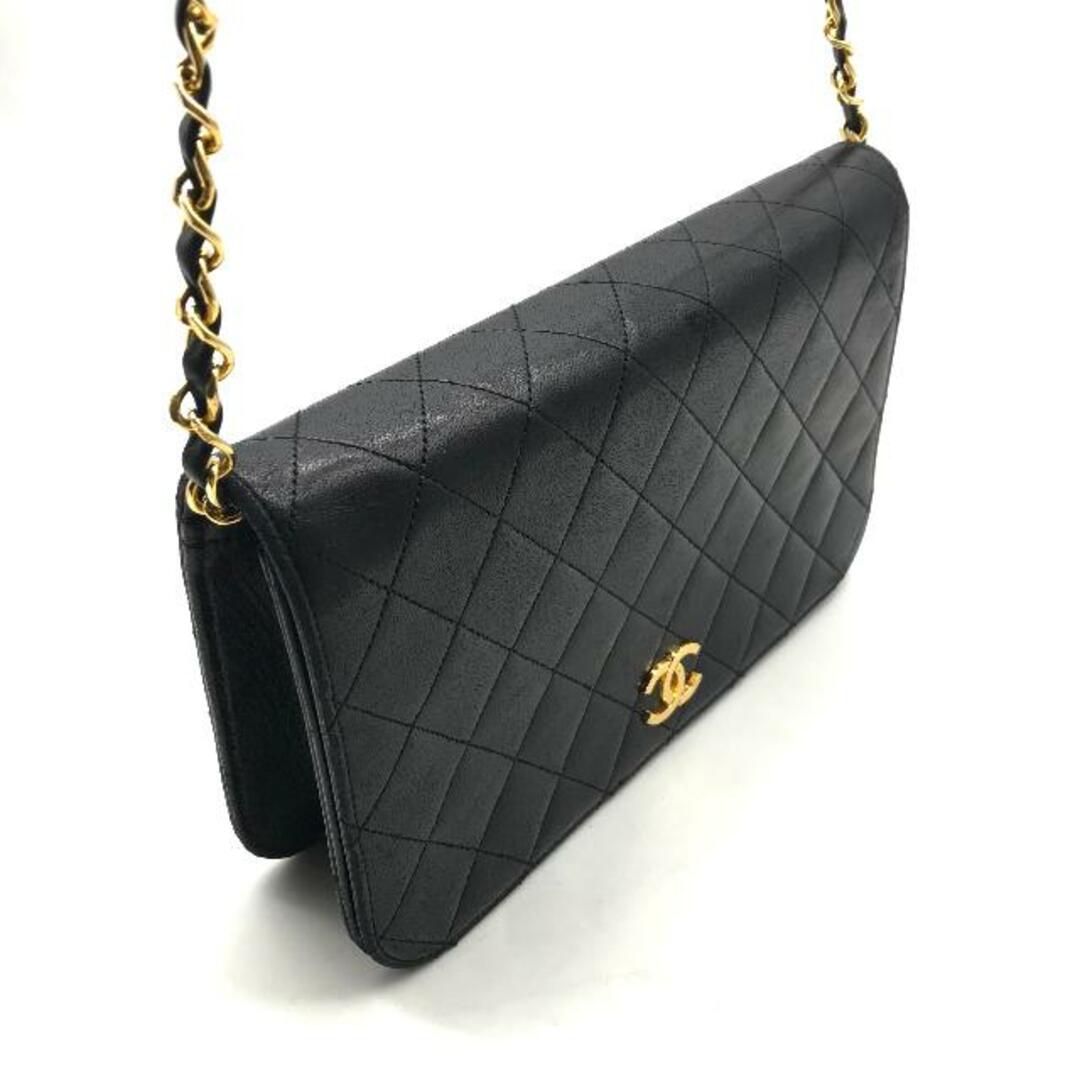 CHANEL(シャネル)のCHANEL シャネル ココマーク マトラッセ プッシュロック フルフラップ チェーン ショルダー バッグ ブラック 良品 a2065 レディースのバッグ(ショルダーバッグ)の商品写真