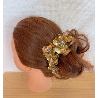 アメリカンフラワー　髪飾り(ヘアアクセサリー)