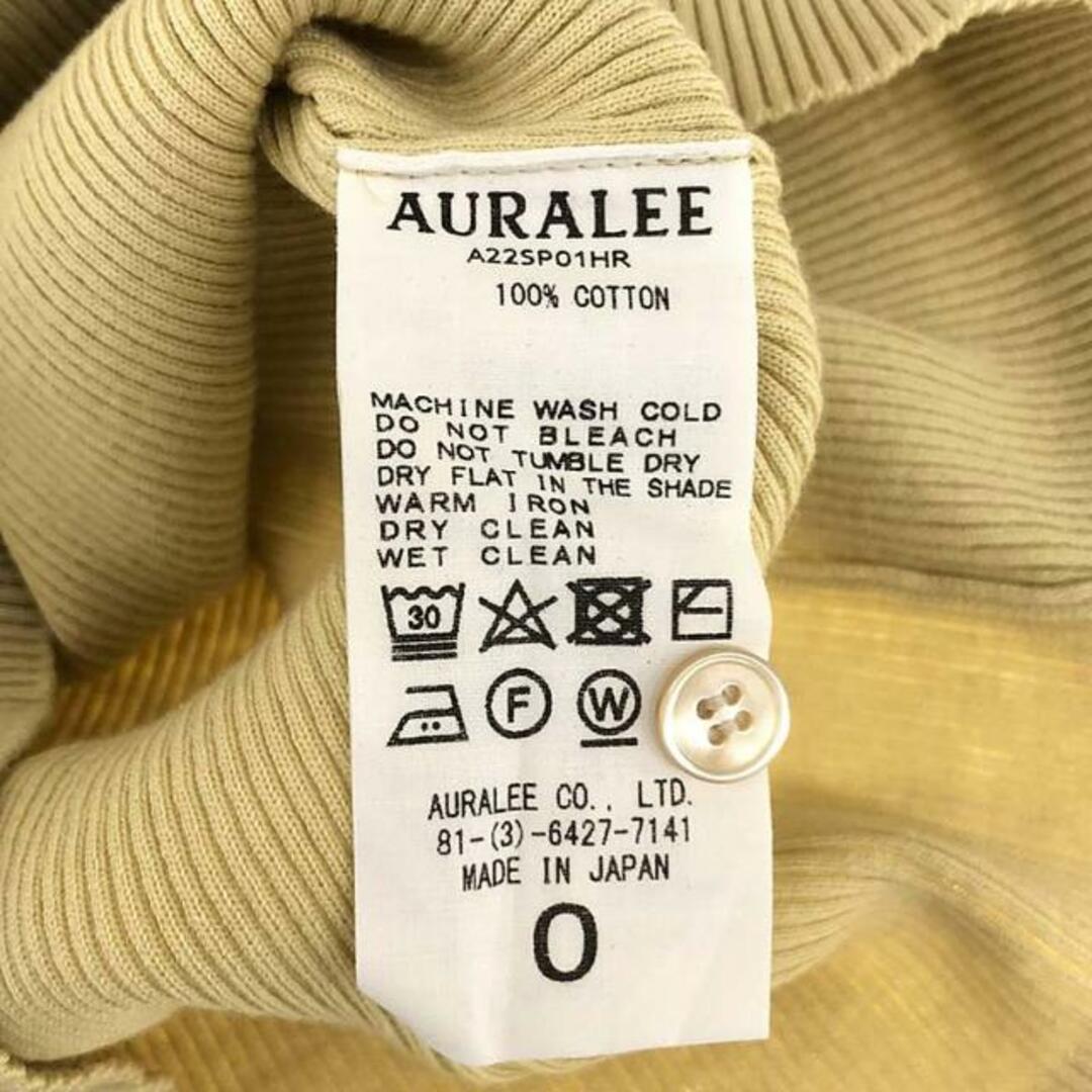 AURALEE - AURALEE / オーラリー | GIZA HIGH GAUGE RIB KNIT AURALEE - AURALEE / オーラリー | GIZA HIGH GAUGE RIB KNIT