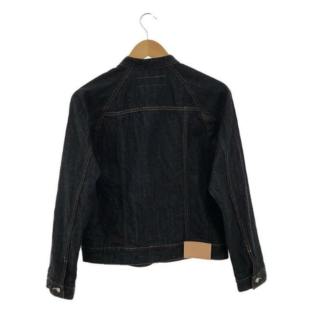 Si-Si-Si / スースースー | Comfort ノーカラーデニムジャケット | 40 | インディゴ | レディース Si-Si-Si / スースースー | Comfort ノーカラーデニムジャケット | 40 | インディゴ | レディース