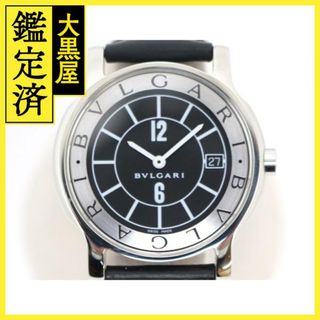 ブルガリ(BVLGARI)のブルガリ ソロテンポ ST35S ブラック SS/カーフレザー M【200】(腕時計(アナログ))