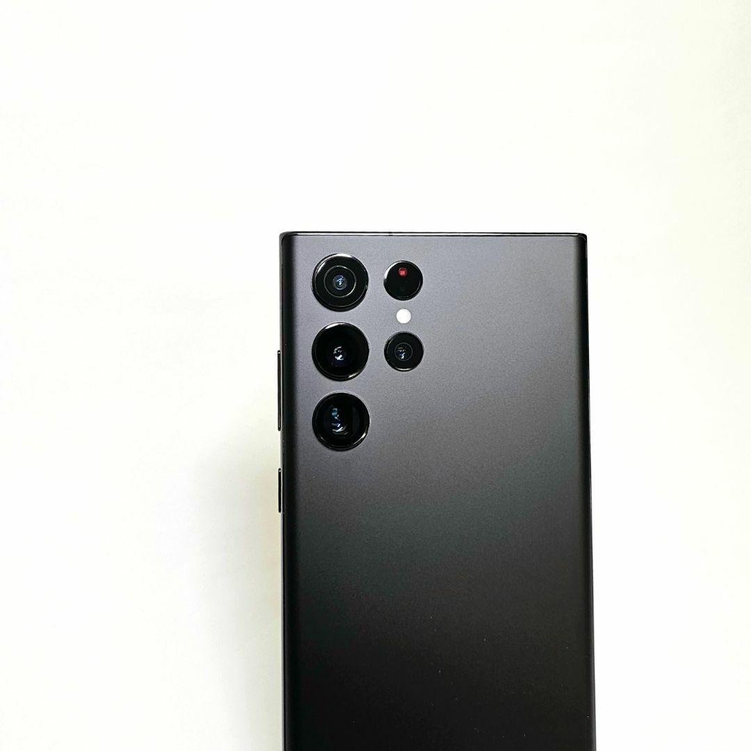 【海外 正規品】 SAMSUNG - Galaxy S22 Ultra 256GB ブラック SIMフリー【中古 スマートフォン本体