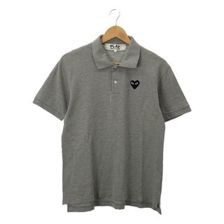 PLAY COMME des GARCONS / プレイコムデギャルソン | ビジュー装飾 クルーネック プリント Tシャツ | M | ホワイト | メンズ(Tシャツ/カットソー(半袖/袖なし))