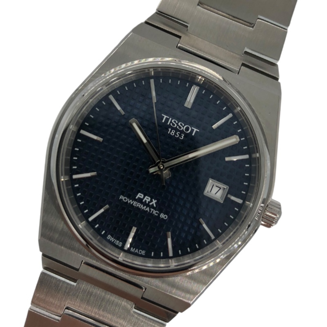 TISSOT(ティソ)の　ティソ TISSOT PRX ピーアールエックス パワーマティック80 T137.407.11.041.00 ブルー SS メンズ 腕時計 メンズの時計(その他)の商品写真