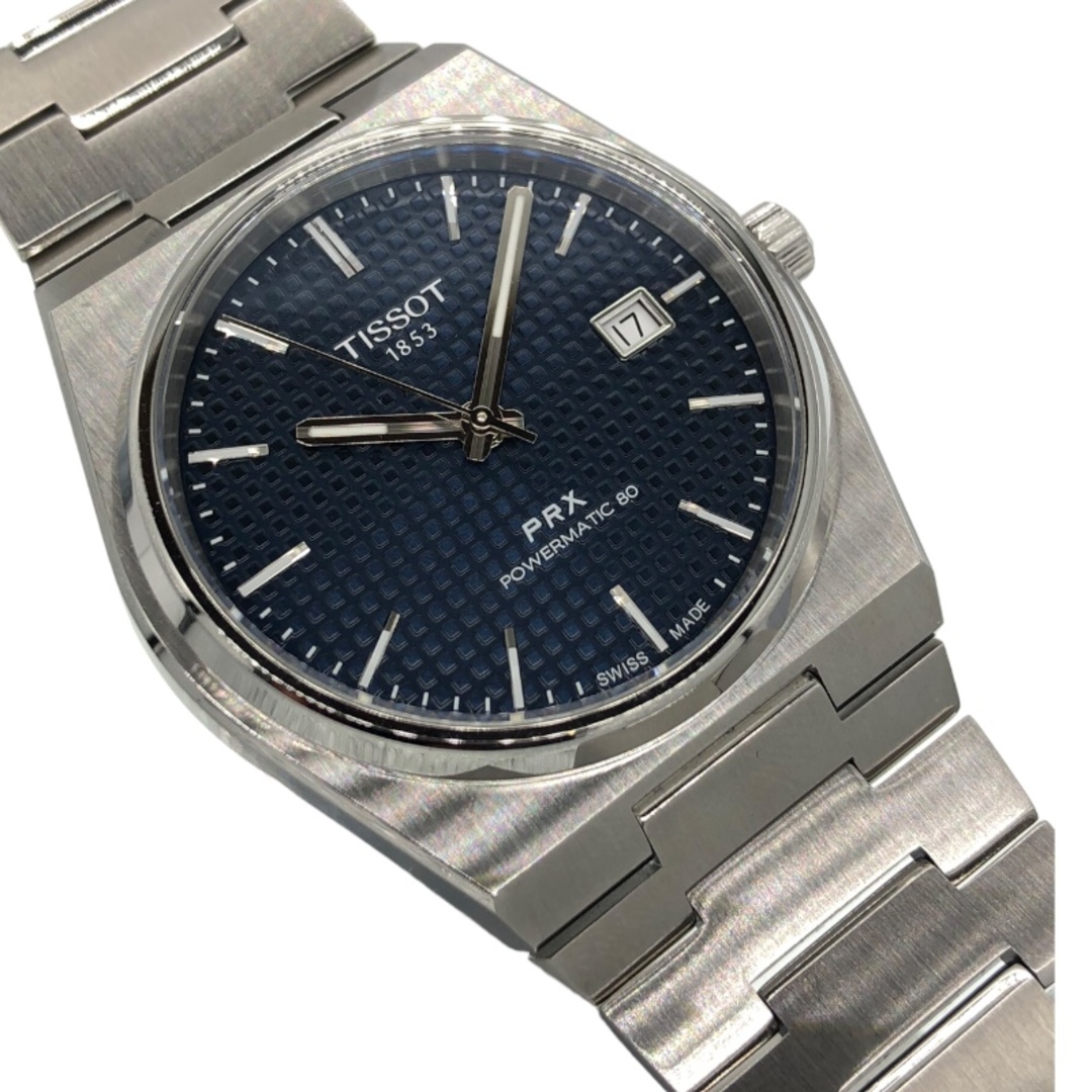 TISSOT(ティソ)の　ティソ TISSOT PRX ピーアールエックス パワーマティック80 T137.407.11.041.00 ブルー SS メンズ 腕時計 メンズの時計(その他)の商品写真