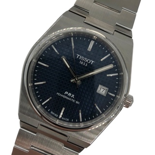 ティソ(TISSOT)の　ティソ TISSOT PRX ピーアールエックス パワーマティック80 T137.407.11.041.00 ブルー SS メンズ 腕時計(その他)