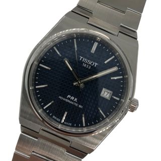 TISSOT - 　ティソ TISSOT PRX ピーアールエックス パワーマティック80 T137.407.11.041.00 ブルー SS メンズ 腕時計