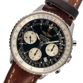 　ブライトリング BREITLING ナビタイマー A23322 ブラック SS/レザーベルト メンズ 腕時計