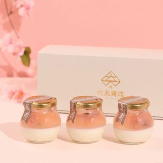 【春 限定商品】 🌸さくらプリン🌸（３個入り）(菓子/デザート)