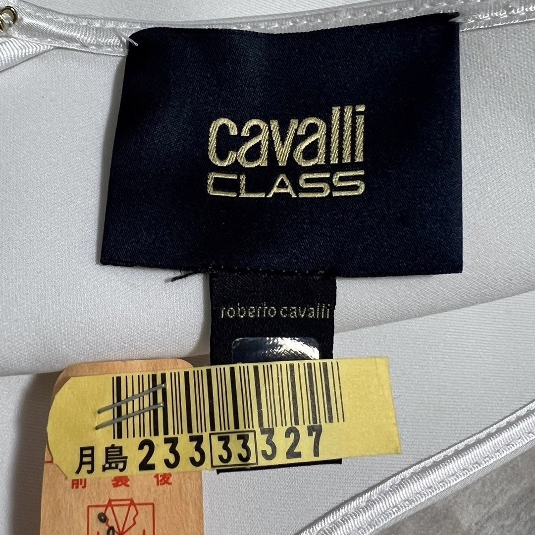 cavalli class/カヴァッリクラス ノースリワンピ 白 36 約9万円 レディースのワンピース(ロングワンピース/マキシワンピース)の商品写真