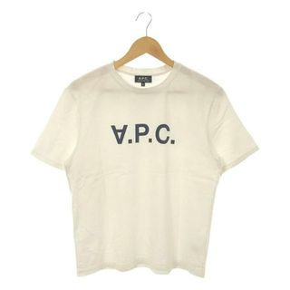 アーペーセー(A.P.C)のA.P.C. / アーペーセー | ロゴ クルーネック Tシャツ | M | ホワイト | レディース(Tシャツ(半袖/袖なし))