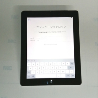 アイパッド(iPad)のApple iPad 第4世代 A1460 アクティベーションロック(タブレット)