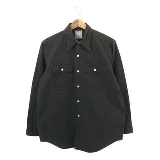 マディソンブルー(MADISONBLUE)のMADISON BLUE / マディソンブルー | HAMPTON BACK SATIN SHIRT バックサテンシャツ | 1 | ブラック | レディース(シャツ/ブラウス(長袖/七分))