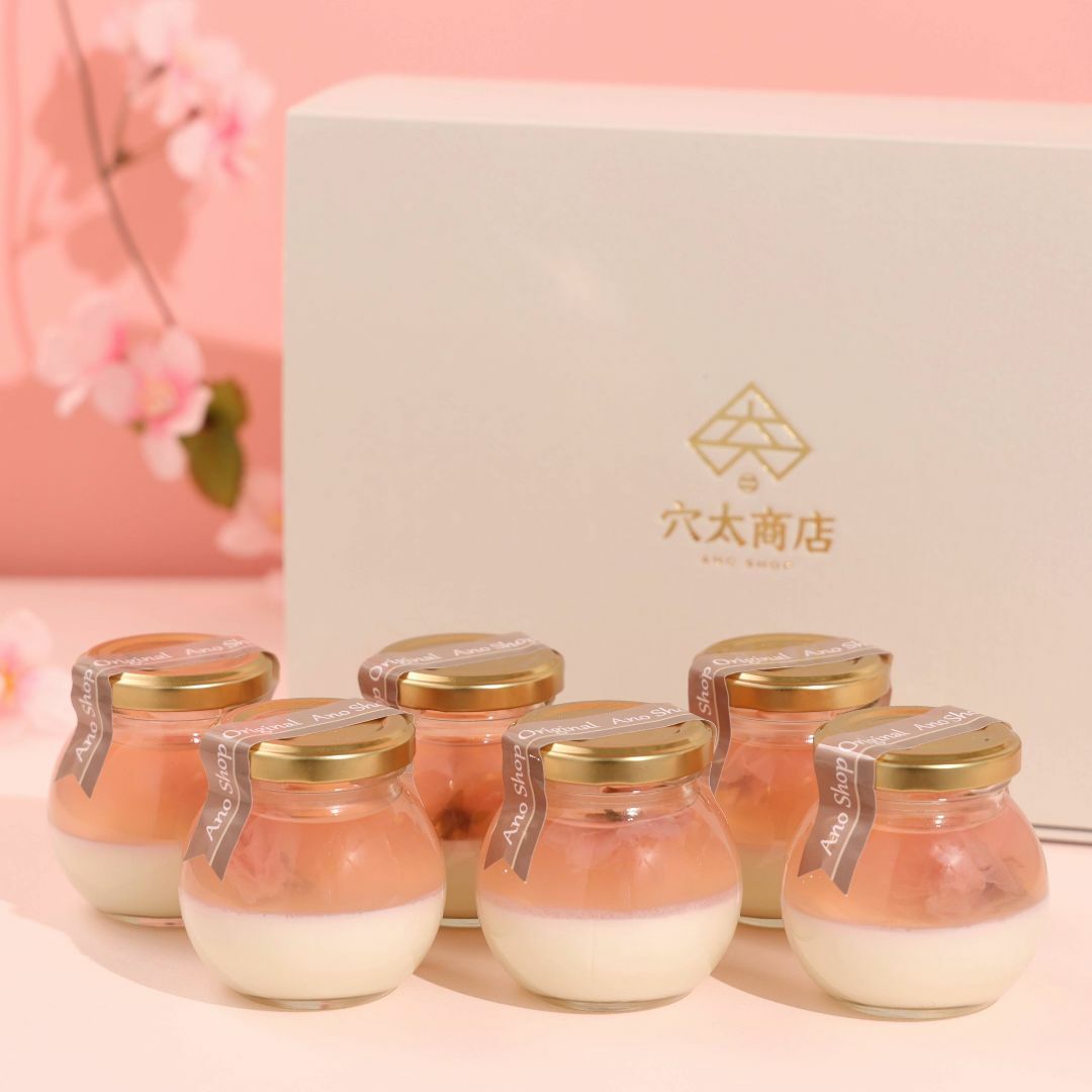 【春 限定商品】 🌸さくらプリン🌸（６個入り） 食品/飲料/酒の食品(菓子/デザート)の商品写真