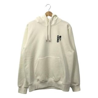 【美品】  COMME des GARCONS / コムデギャルソン | CDG × THE NORTH FACE / ザノースフェイス ICON PULLOVER HOODIE / ロゴ スウェット パーカー | M | ホワイト | メンズ