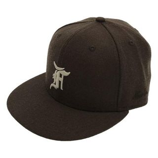 【美品】  FOG ESSENTIALS / エフオージーエッセンシャルズ | × NEW ERA ニューエラコラボ Fロゴ刺しゅう ベースボールキャップ | 7 3/8 | ブラウン | メンズ(その他)