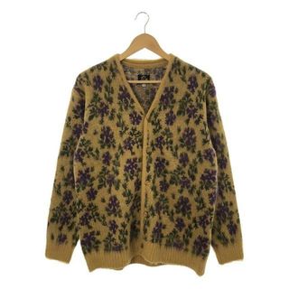 ニードルス(Needles)の【新品】  Needles / ニードルス | 2023AW | Mohair Cardigan - Flower  / モヘヤ ニットカーディガン | XS | yellow | メンズ(カーディガン)