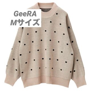 ジーラ(GeeRA)のGeeRA  ドット柄ニットプルオーバー  ニット セーター(ニット/セーター)