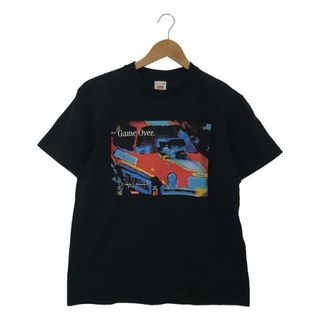 ヨウジヤマモト(Yohji Yamamoto)のYOHJI YAMAMOTO / ヨウジヤマモト | × SUPREME / シュプリーム Game Over Tee / ゲームオーバー  プリントTシャツ | S | ブラック | メンズ(Tシャツ/カットソー(半袖/袖なし))