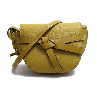 ロエベ(LOEWE)のLOEWE ロエベ ゲートバッグ ミニ ショルダーバッグ Ochre(イエロー)  レディース【中古】【美品】(ショルダーバッグ)