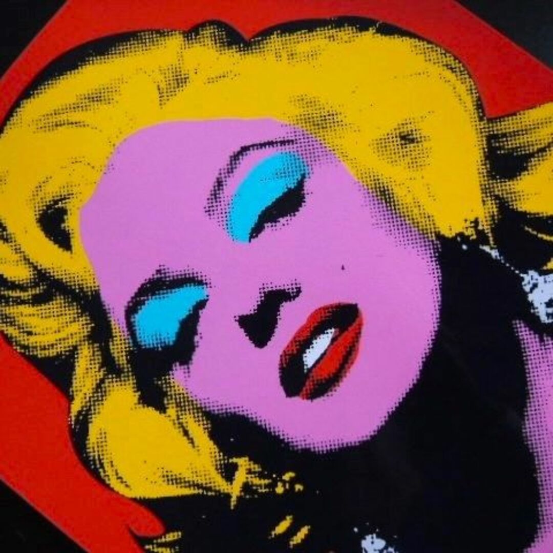 A4 額付き ポスター マリリンモンロー Marilyn Monroe 肖像画 インテリア/住まい/日用品のインテリア小物(フォトフレーム)の商品写真