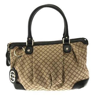 グッチ(Gucci)のGUCCI / グッチ | SUKEY スーキー トートバッグ | ブラック/ベージュ | レディース(トートバッグ)