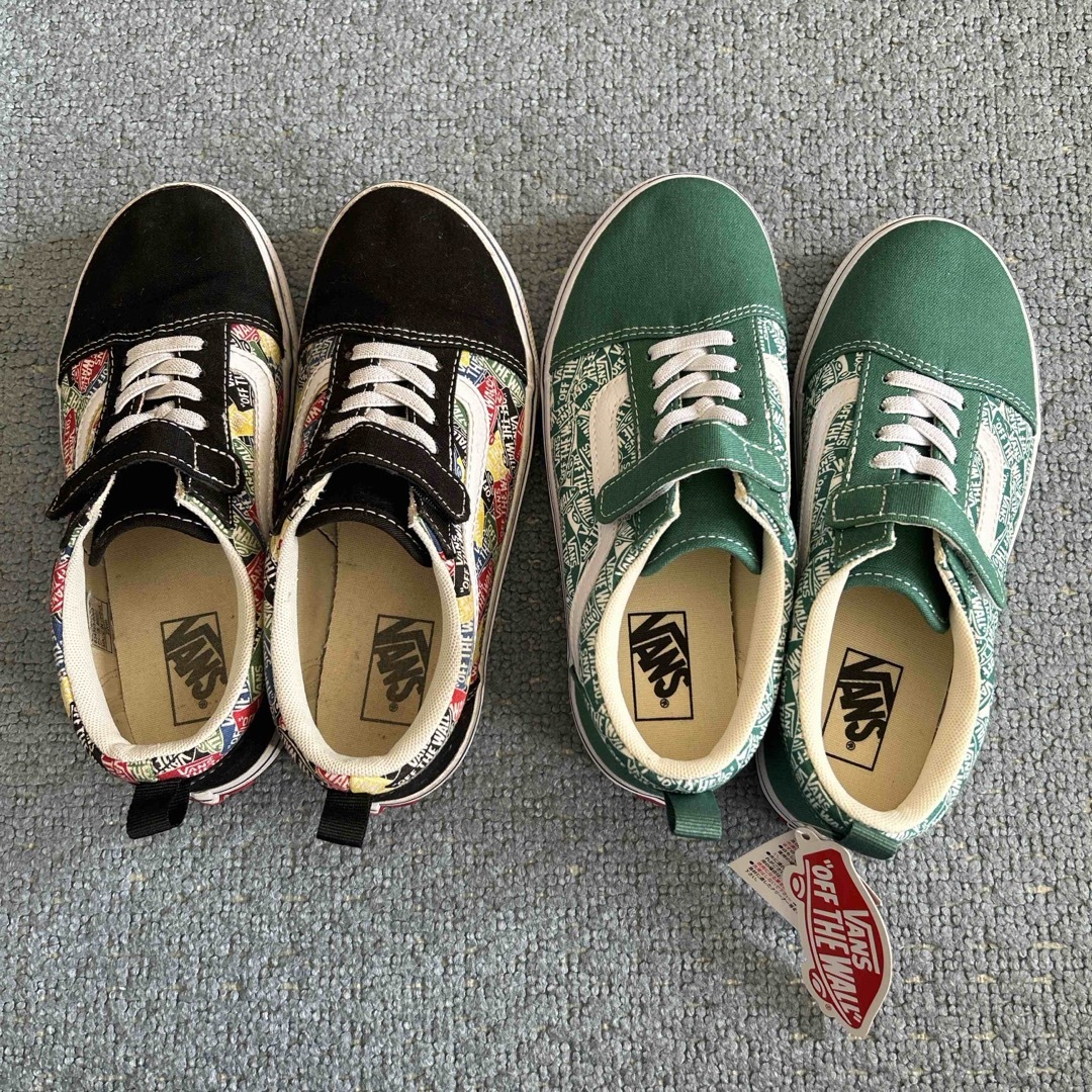 VANS(ヴァンズ)のVANS バンズ オールドスクール 22cm おまけ付き キッズ/ベビー/マタニティのベビー靴/シューズ(~14cm)(スニーカー)の商品写真