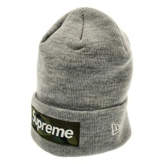 シュプリーム(Supreme)の【美品】  SUPREME / シュプリーム | × New Era / ニューエラ Box Logo Beanie / 迷彩 カモ ボックス ロゴ ビーニー ニット帽 | F | Grey Camo | メンズ(その他)