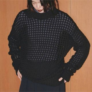 トゥデイフル(TODAYFUL)のTODAYFUL /トゥデイフルSquare Mesh Knit スクエアニット(ニット/セーター)