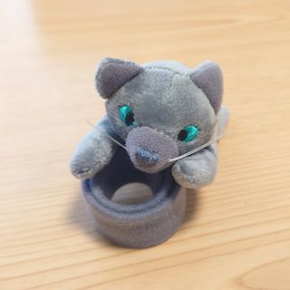 カルディ(KALDI)の美品 KALDI パッチンキャット トリートバッグ グレー(ぬいぐるみ)