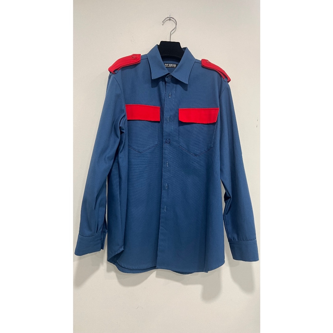 シャツ RAF SIMONS - Raf Simons Straight Fit Denim Uniform Sh