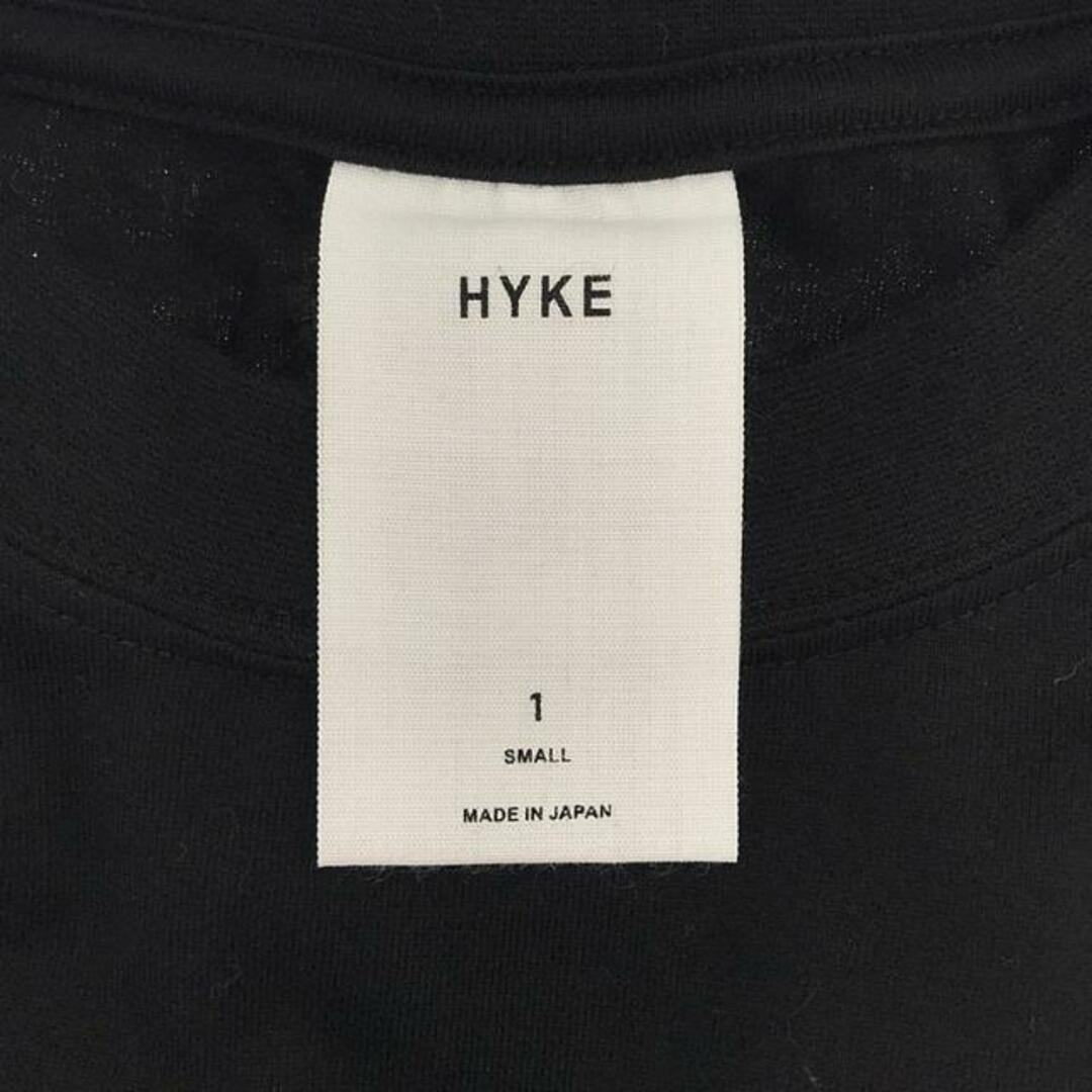 HYKE(ハイク)の【新品】  HYKE / ハイク | LONG-SLV TEE/BIG FIT Tシャツ | 1 | ブラック | レディース レディースのトップス(Tシャツ(長袖/七分))の商品写真