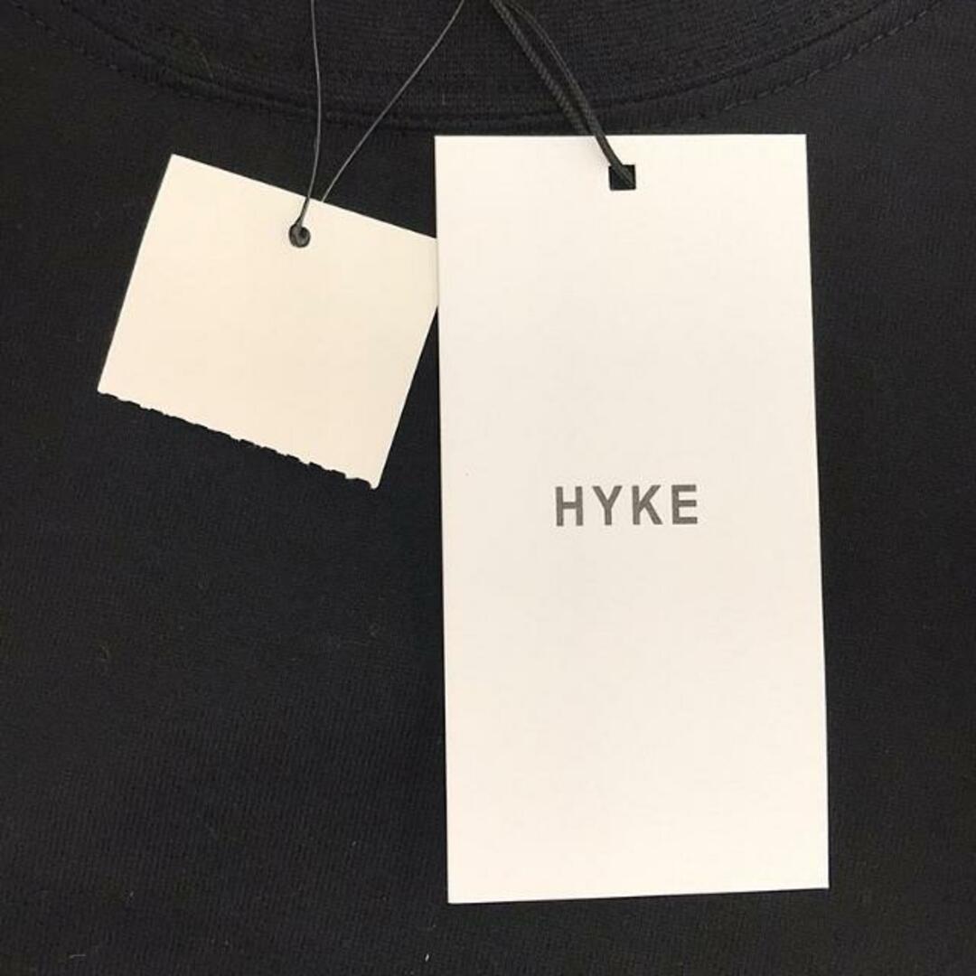 HYKE(ハイク)の【新品】  HYKE / ハイク | LONG-SLV TEE/BIG FIT Tシャツ | 1 | ブラック | レディース レディースのトップス(Tシャツ(長袖/七分))の商品写真