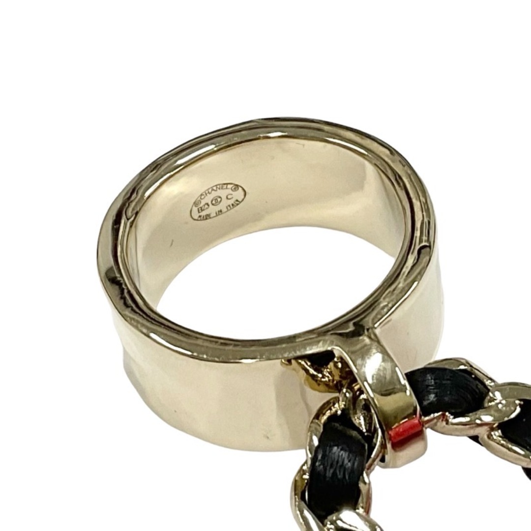 CHANEL(シャネル)のシャネル CHANEL リング 指輪 ゴールド ピンク ブラック ココマーク マトラッセ バッグチャーム レディースのアクセサリー(リング(指輪))の商品写真