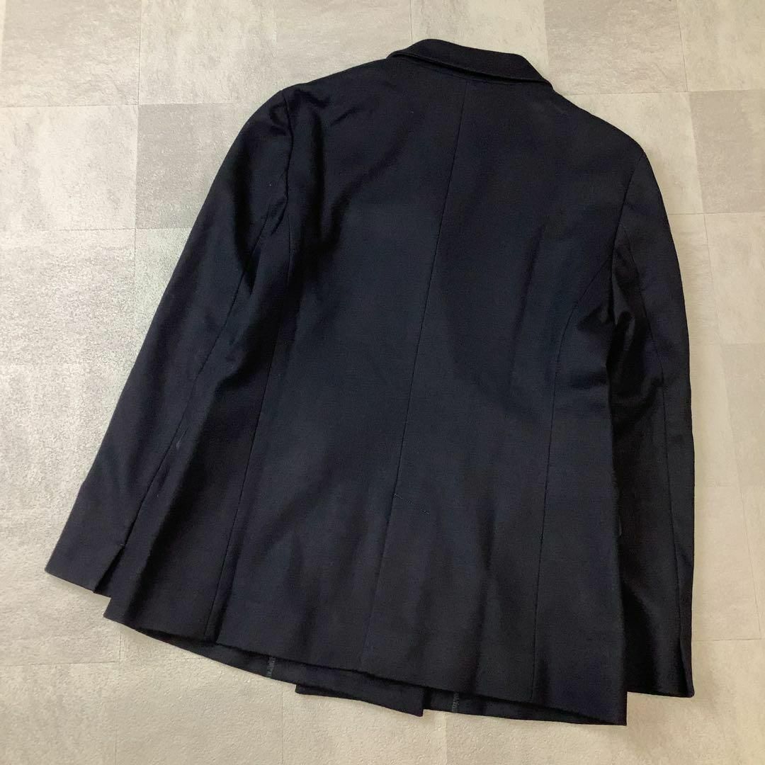23区(ニジュウサンク)の23区 ウール テーラード ジャケット １枚 仕立て ブラック レディースのジャケット/アウター(テーラードジャケット)の商品写真