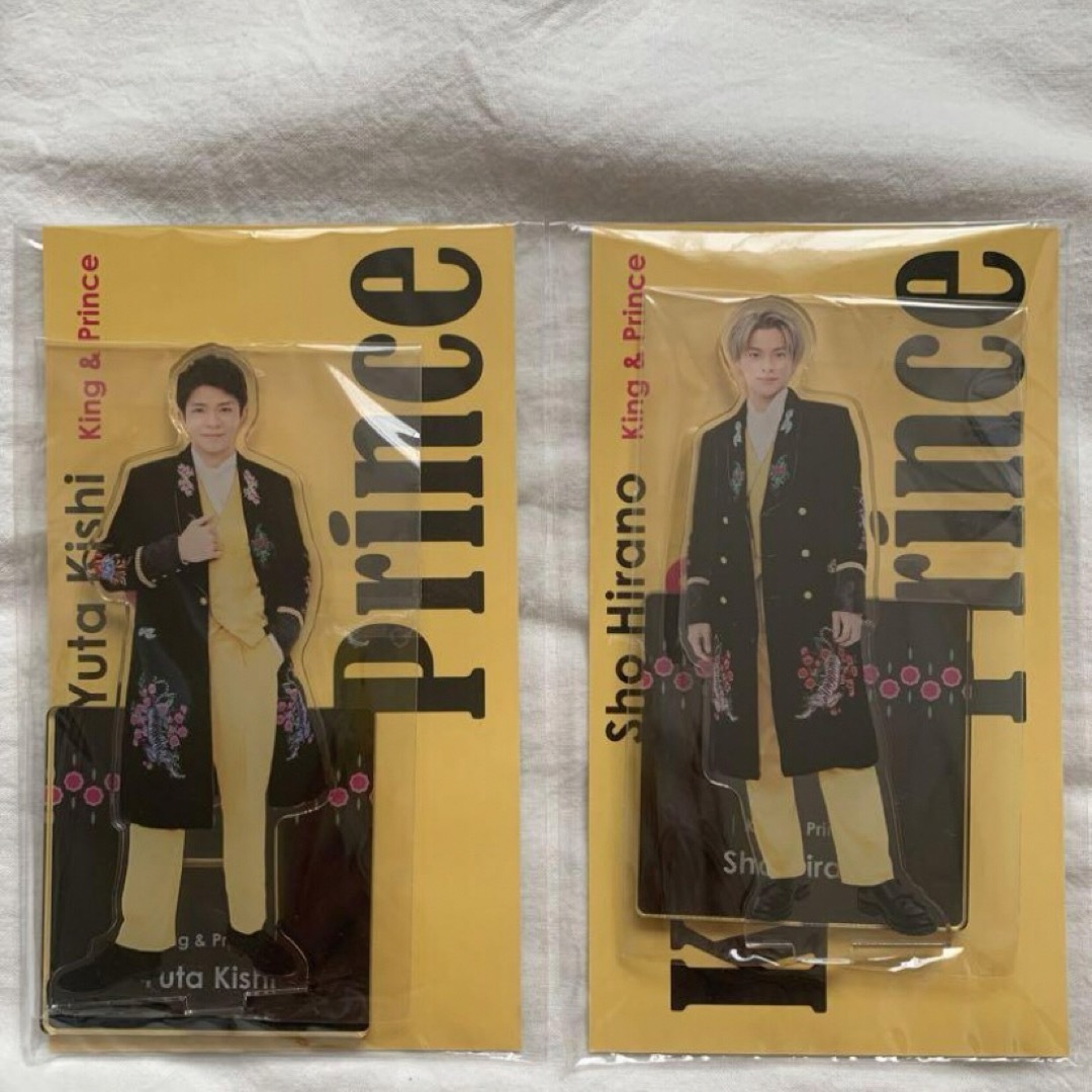 King & Prince(キングアンドプリンス)の元King & Prince 平野紫耀　岸優太　アクリルスタンド　アクスタ エンタメ/ホビーのタレントグッズ(アイドルグッズ)の商品写真