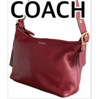 コーチ(COACH)のCOACH　コーチ　ショルダーバッグ　レッド(ショルダーバッグ)