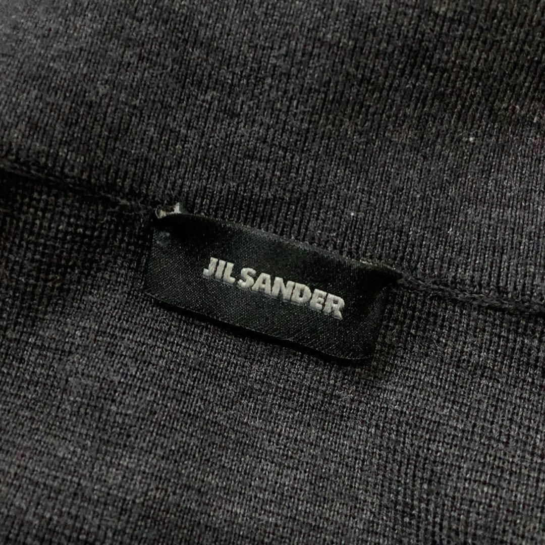 Jil Sander(ジルサンダー)のJILL SANDER ウール ジップアップ ニット ブルゾン グレー メンズのトップス(ニット/セーター)の商品写真