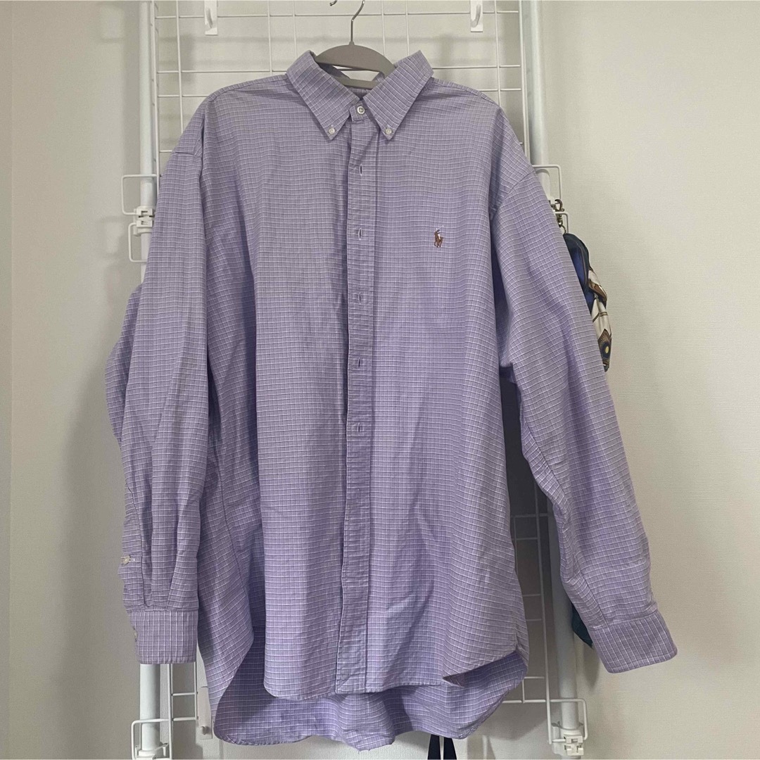 Ralph Lauren(ラルフローレン)のラルフローレン　長袖パープルシャツ メンズのトップス(シャツ)の商品写真