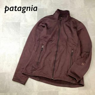 パタゴニア(patagonia)のpatagonia R1 ジップアップ ジャケット ポーラテック ブラウン(その他)