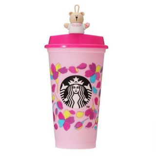 スターバックスコーヒー(Starbucks Coffee)のスタバ リユーザブル カップ 2024 桜 sakura さくら べアリスタ付き(キャラクターグッズ)