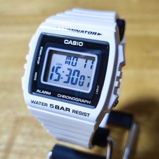 カシオ(CASIO)の【新品】カシオ CASIO ダイバールック 腕時計 W-215H-7A ホワイト(腕時計(デジタル))