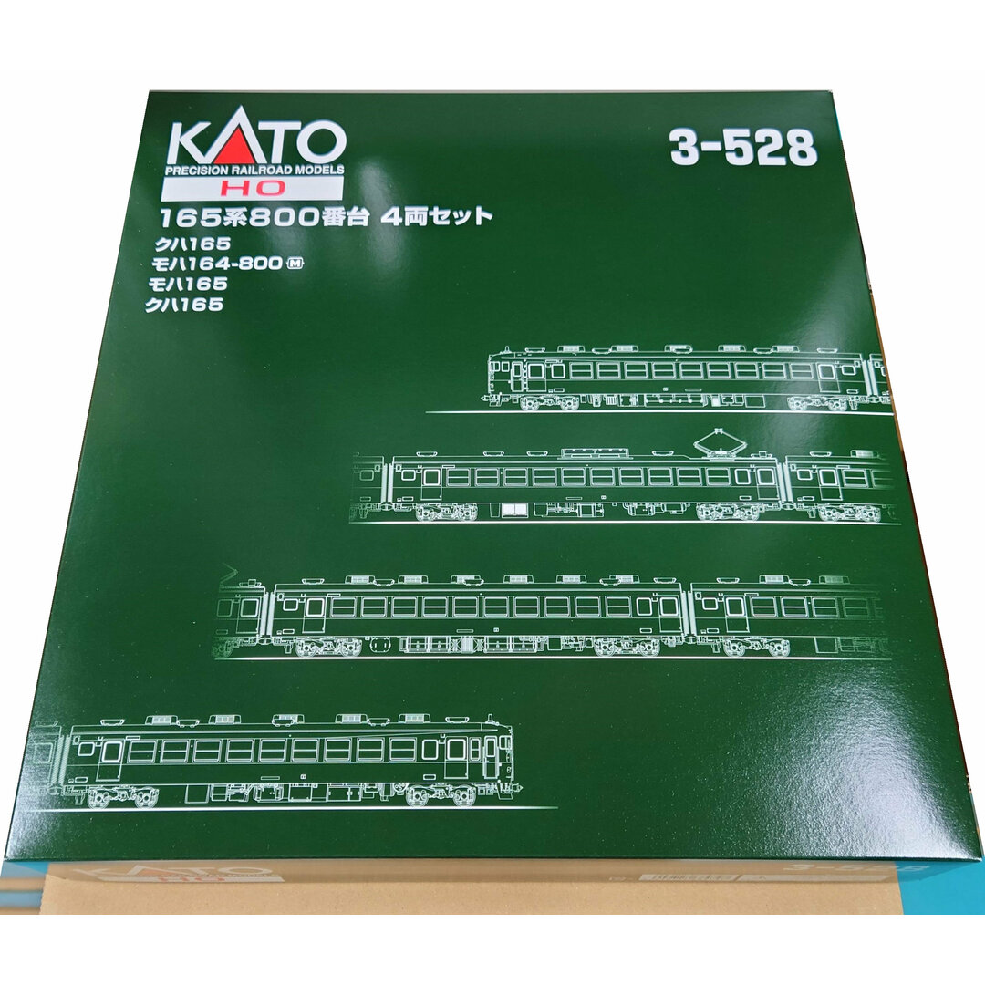 KATO HO 3-528 165系800番台 4両セット エンタメ/ホビーのおもちゃ/ぬいぐるみ(鉄道模型)の商品写真